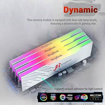 KingBank CL18 DDR4 32GB (2x16GB) メモリー Computer Memory Ram KingBank Hynix RGB DDR4 32GB(2x16GB